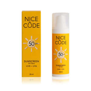 NICE CODE Крем для лица солнцезащитный SPF 50, 30 мл